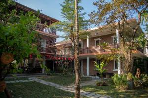 Bygningen som den private indkvartering ligger i