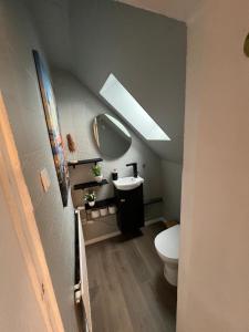 Koupelna v ubytování ElasFerienhaus