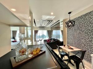 Χώρος καθιστικού στο Deamber Bangsare Pattaya