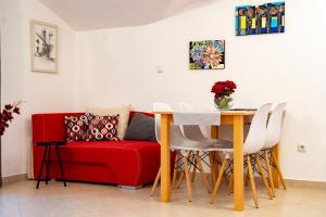Χώρος καθιστικού στο Apartment Pijaceta