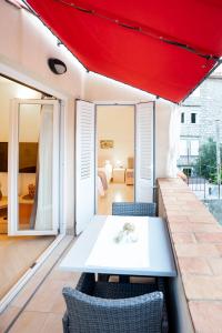 Χώρος καθιστικού στο Apartment Pijaceta