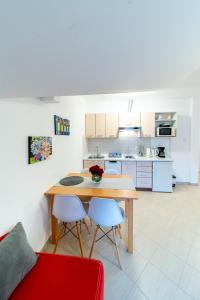 Η κουζίνα ή μικρή κουζίνα στο Apartment Pijaceta