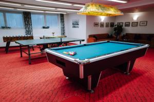 Biliár nebo kulečník v ubytování Hotel Montjola Nova