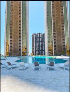 Bazén v ubytování Intempo E3 Apartment nebo v jeho okolí