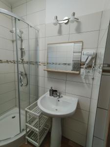 Kúpeľňa v ubytovaní Bieszczadzkie Brzegi