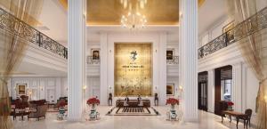 Un lugar para sentarse en Hotel Công Tử Bạc Liêu