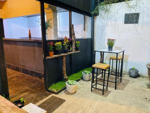 Balkón nebo terasa v ubytování Che's place
