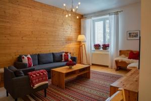 Posezení v ubytování Apartmán Velké Karlovice