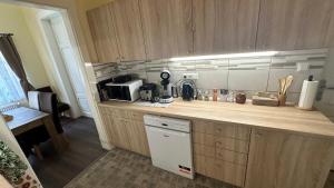 Dapur atau dapur kecil di Ciprus Apartmanház