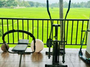 Fitness centrum a/nebo fitness zařízení v ubytování Aroma Villa Homestay