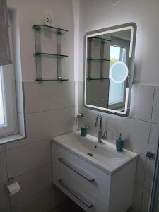 Koupelna v ubytování Ferienwohnung Slava + 9 fotografií
