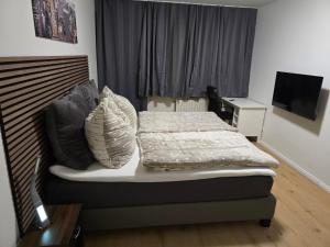TV a/nebo společenská místnost v ubytování AlSa Apartments