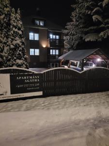 Apartmany Agatha v zimě