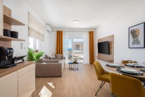 TV/trung tâm giải trí tại Dada Luxury Apartment A2