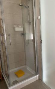 Koupelna v ubytování Ferienwohnung in Mörel + 21 fotografií