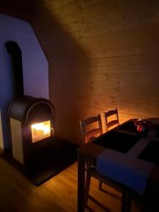 Posezení v ubytování Chalet Galla