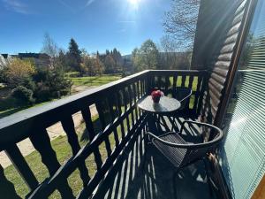 Balkón nebo terasa v ubytování Chalet Galla