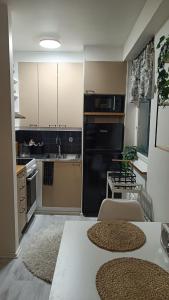 Η κουζίνα ή μικρή κουζίνα στο Cozy studio apartment +4 φωτογραφίες