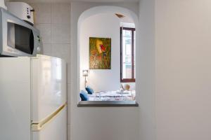 A kitchen or kitchenette at Florence Old Town David's Flat