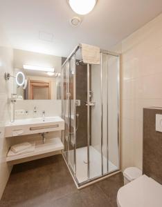 Kúpeľňa v ubytovaní Hotel Mader
