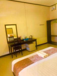 Ένα ή περισσότερα κρεβάτια σε δωμάτιο στο Green guesthouse