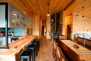 Kuchyň nebo kuchyňský kout v ubytování Warara Malalcahuello