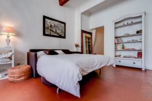 a bedroom with a large bed in a room at Le Van Loo in Aix-en-Provence