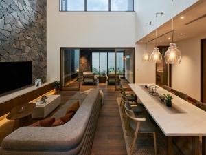 Posezení v ubytování Glamdy style hotel suite 山ノ麓