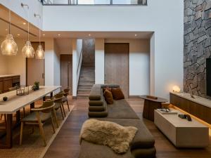 Predel za sedenje v nastanitvi Glamdy style hotel suite 山ノ麓