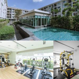 Pusat kecergasan dan/atau kemudahan kecergasan di Peaceful Stay at MT Khlong Luang Self-Check-in