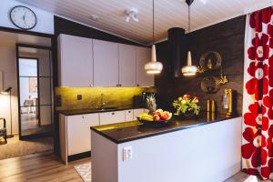 Nhà bếp/bếp nhỏ tại Villa It's Arctic Magic!