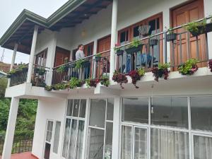 Balkón nebo terasa v ubytování Kadalla Cottage