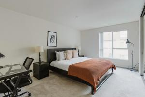 Ένα ή περισσότερα κρεβάτια σε δωμάτιο στο Blueground Sunnyvale 1bd apartment SFO-1774 +21 φωτογραφίες