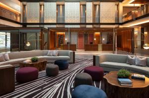 Uma área de estar em Park Hyatt Auckland