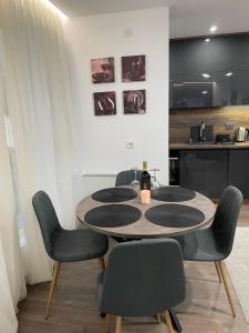 Η κουζίνα ή μικρή κουζίνα στο Flat Park Sandanski