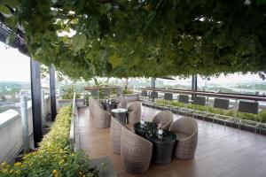 Balkón nebo terasa v ubytování Vasaka Hotel Jakarta Managed by Dafam