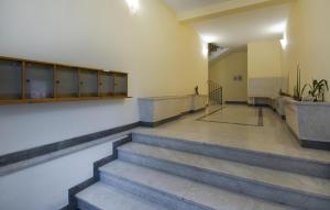 an empty hallway with stairs in a building at Awesome Apartment In Ragusa With Wifi in Ragusa