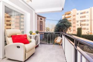 A balcony or terrace at Apartamento Mágico Javea Arenal
