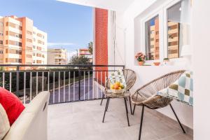 A balcony or terrace at Apartamento Mágico Javea Arenal