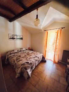 Postel nebo postele na pokoji v ubytování Locanda monte cervino