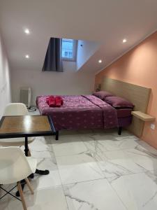 Posezení v ubytování Hôtel Lyonnais