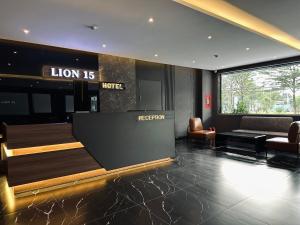 Posezení v ubytování LION 15 Hotel