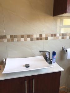 lavabo con grifo en la encimera en Nyumbani, en Kempton Park