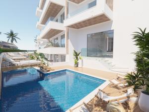 an image of a villa with a swimming pool at Sirines Luxury Hotel & SPA- Adults Only in Rethymno