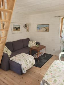 Posezení v ubytování Fårö house