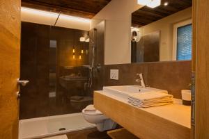 Koupelna v ubytování Landhaus Freiburgerhof Wohnung 2 + 10 fotografií