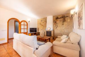 TV a/nebo společenská místnost v ubytování Villa Musset