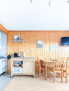 Una cocina o zona de cocina en Center of Veysonnaz with a View !