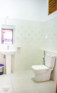 Koupelna v ubytování Mindana Residence