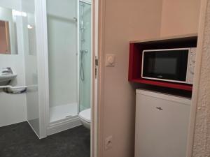 Koupelna v ubytování Premiere Classe Lyon Beynost